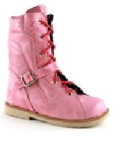 Ортомода (лечебная антивальгусная обувь) Ботинки Сапоги без утеплителя высокие берцы демисезон лето 2182-0023 Розовый  (10399)
